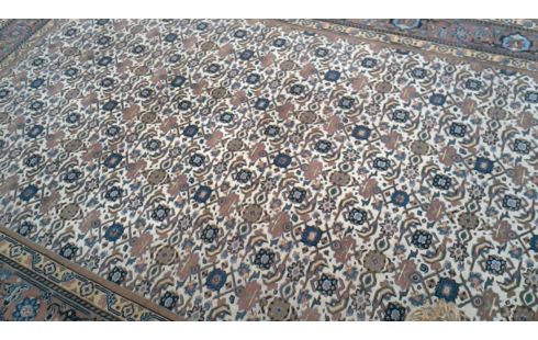 TEPPICH HANDGEKNÖPFT BEIGE BRAUN