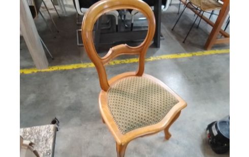 CHAISE BOIS ET TISSUS