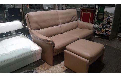 CANAPE 3 PLACES +  REPOSE PIEDS