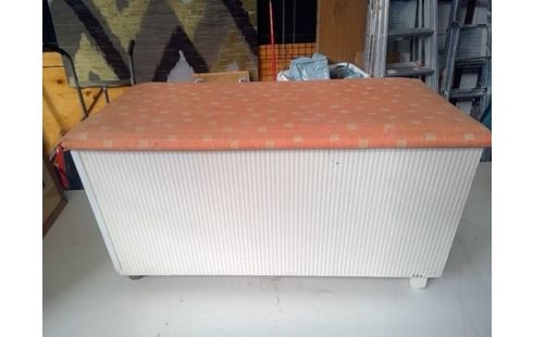 OPBERGDOOS OP WIELTJES WIT, ORANJE