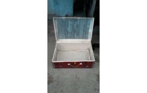 MALLE METALLIQUE ROUGE L.49CM