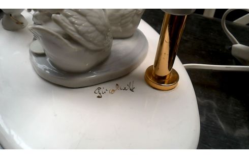 LAMPADAIRE BLANCHE PORCELAINE