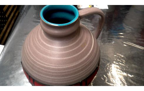 AIGUIERE VINTAGE BRUN GRIS MET ROUGE