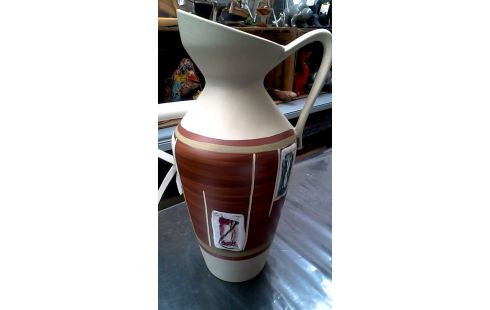 WATERKAN VINTAGE BEIGE MET BRUIN