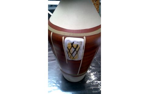 WATERKAN VINTAGE BEIGE MET BRUIN