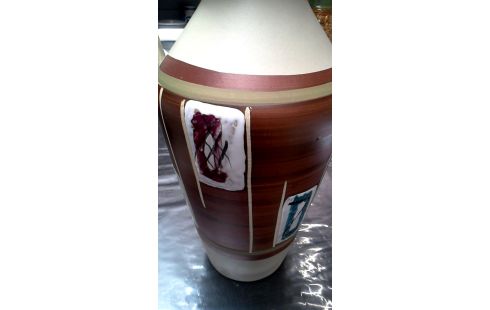 WATERKAN VINTAGE BEIGE MET BRUIN