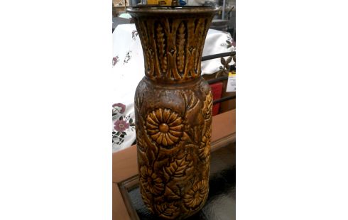 JARRÓN AÑADA PARDO FLOR