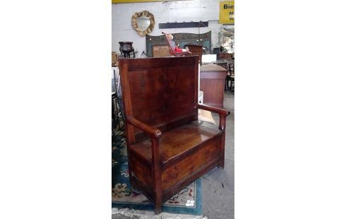 BANC COFFRE EN CHENE