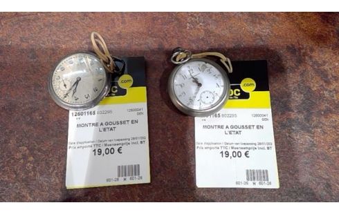 MONTRE A GOUSSET EN L'ETAT