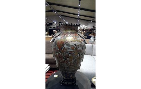 VASE JAPONAIS 1 MÉTRE DE HAUT 19 EME