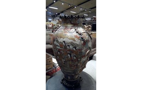 VASE JAPONAIS 1 MÉTRE DE HAUT 19 EME