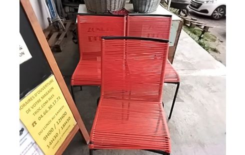 CHAISES SCOUBIDOU DIVERS COLORIS