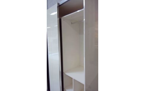 GARDE ROBES MODERNE BLANCHE 2P. COUL