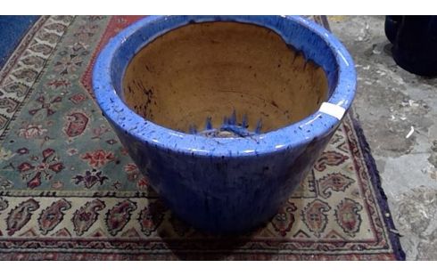 ELEMENTO PARA OCULTAR MACETAS TERRACOTA AZUL