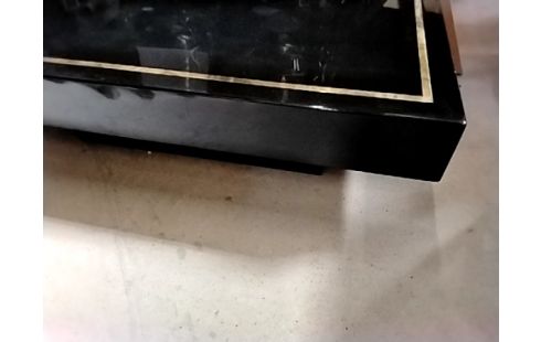 TABLE BASSE LAQUÉE NOIRE ROCHE BOBOIS