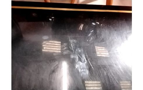 TABLE BASSE LAQUÉE NOIRE ROCHE BOBOIS