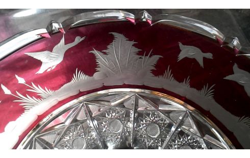 PLAT BOHEME CRISTAL ROUGE