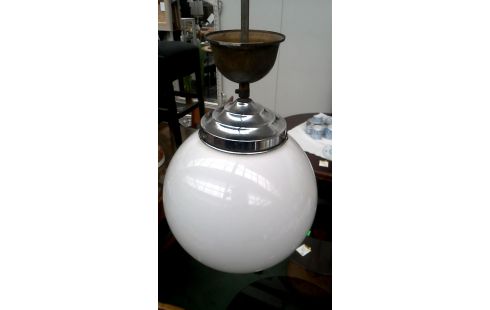 SUSPENSION, , OPALINE BOMBE VINTAGE