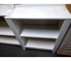 BIBLIOTHEQUE BASSE MODERNE BLANCHE