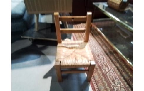 CHAISE PAILLE ENFANT