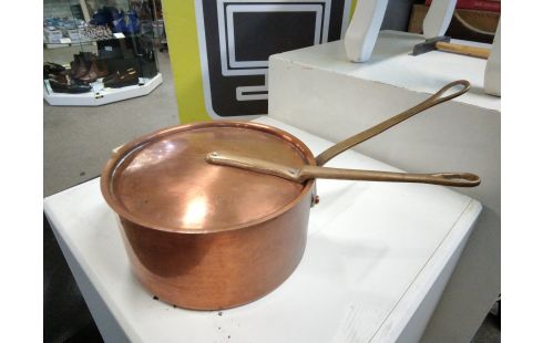 CASSEROLE CUIVRE COUVERCLE