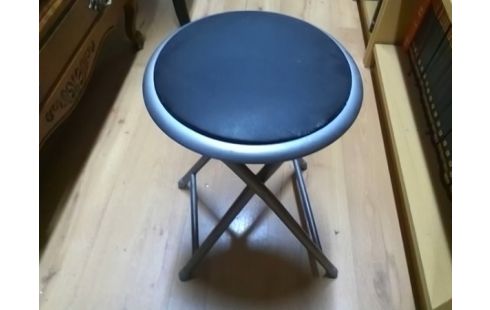 TABOURET PLIANT NOIR