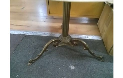 TABLE D'APPOINT PLATEAU MARBRE