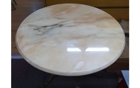 TABLE D'APPOINT PLATEAU MARBRE