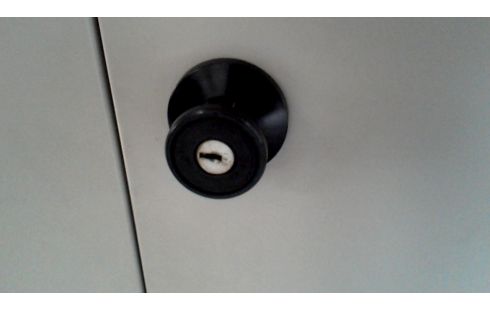 ARMOIRE DE BUREAU METAL GRIS