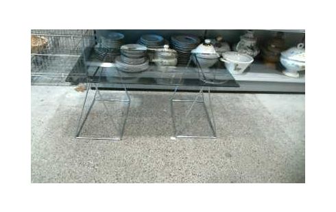 TABLE BASSE PLATEAU VERRE