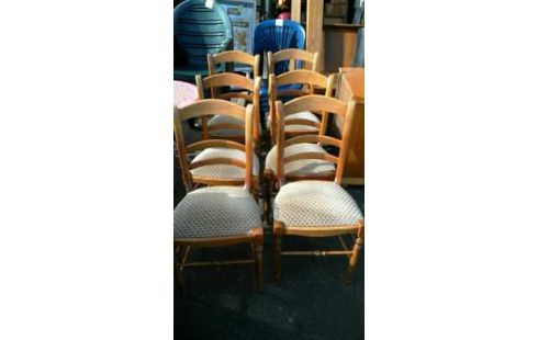 LOT DE 6 CHAISES
