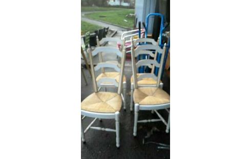 CHAISE LOT DE 4 BOIS