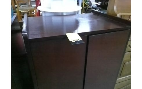 MEUBLE DE RANGEMENT TECK 2P (3 ETAGERES)