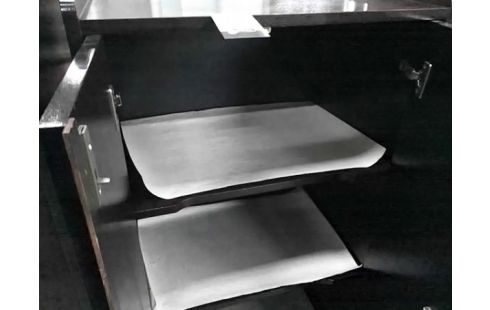 MEUBLE DE RANGEMENT TECK 2P (3 ETAGERES)