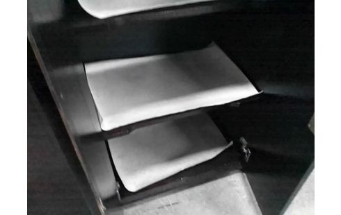 MEUBLE DE RANGEMENT TECK 2P (3 ETAGERES)