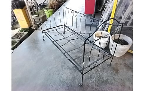 BANQUETTE FER FORGÉ