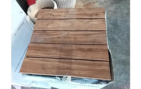 DALLE BAMBOU 30X30 CARTON 12PCS