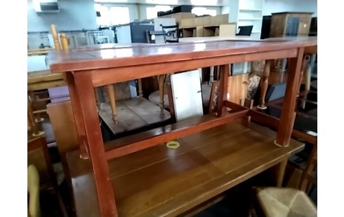 TABLE RECTANGULAIRE 80X150 BOIS EXOTIQUE