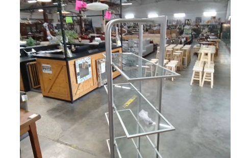 ETAGERE METAL ET VERRE