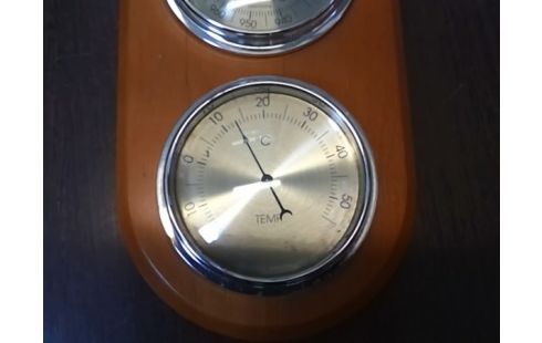 BAROMETRE ANCIEN AVEC THERMOMETRE