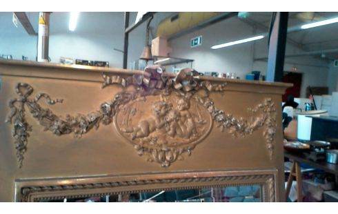 MIROIR  TRUMEAU    EN  L' ETAT