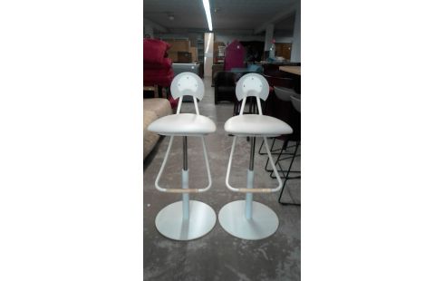 PAIRE DE TABOURETS DE