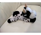 PELUCHE Vache allongée