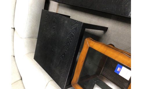 TABLE BASSE NOIR CARRE