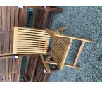 CHAISE DE JARDIN TECK