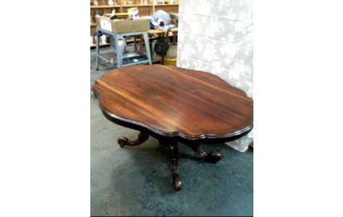 TABLE NOYER DECORE ANTIQUE