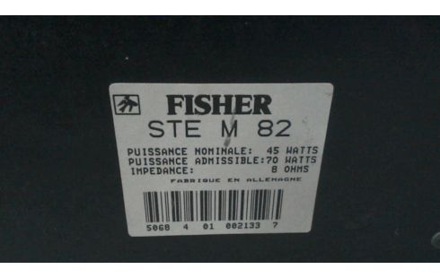 PAIRE D' ENCEINTES  FISHER