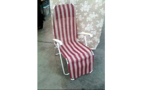 CHAISE DE JARDIN RAYE