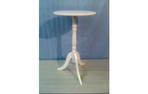 BEISTELLTISCH WEISS RUND