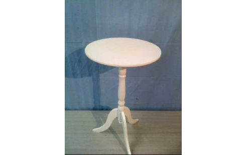 BEISTELLTISCH WEISS RUND